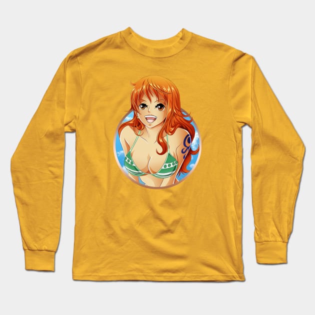 Heavenly Nami Long Sleeve T-Shirt by AlexKramer